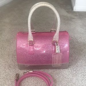 💖 Glitter Jelly Bag with Crossbody Strap 💖